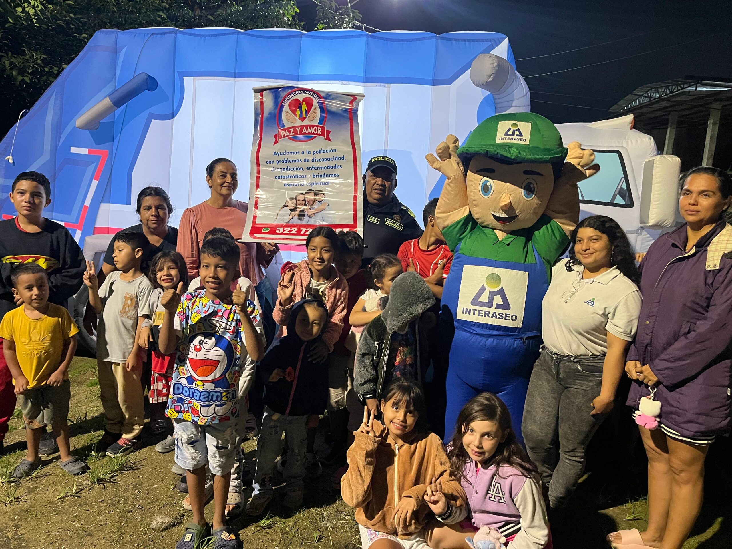 Evento: noche de cine para niños en el parque